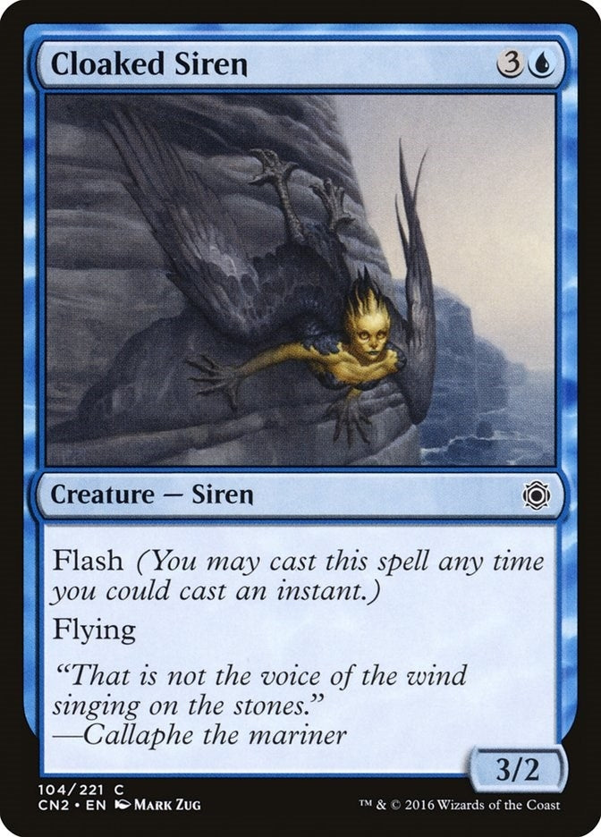 Image for Cloaked Siren (104) - Magic: The Gathering