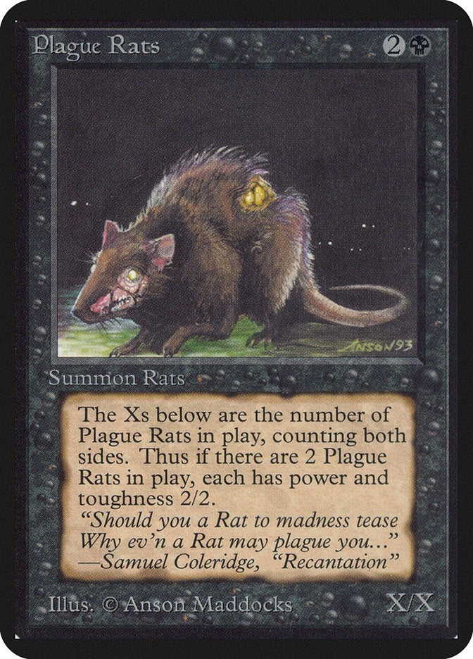 Image for Plague Rats - Magic: The Gathering