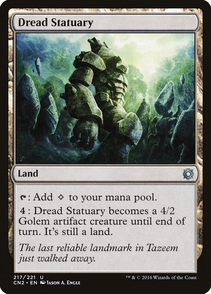 Image for Dread Statuary (217) - Magic: The Gathering