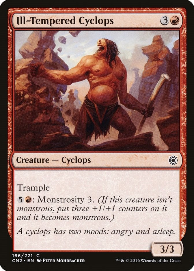 Image for Ill-Tempered Cyclops (166) - Magic: The Gathering