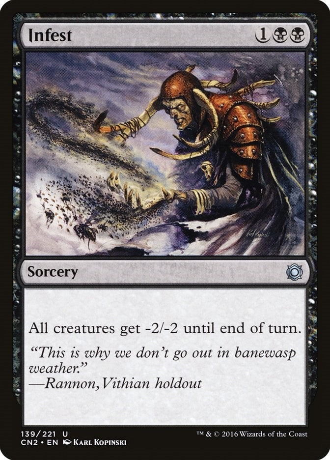 Image for Infest (139) - Magic: The Gathering