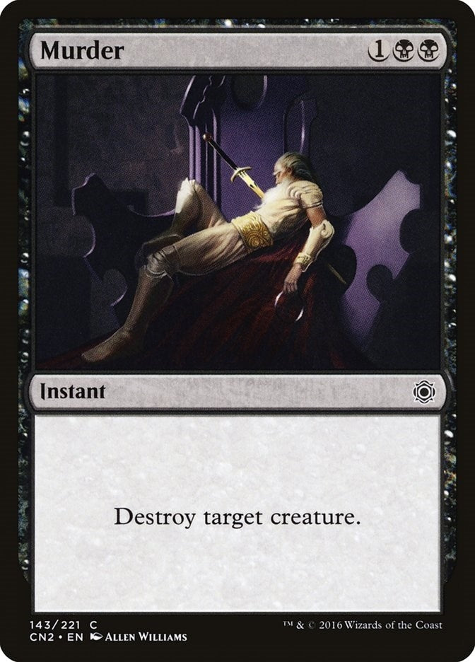 Image for Murder (143) - Magic: The Gathering