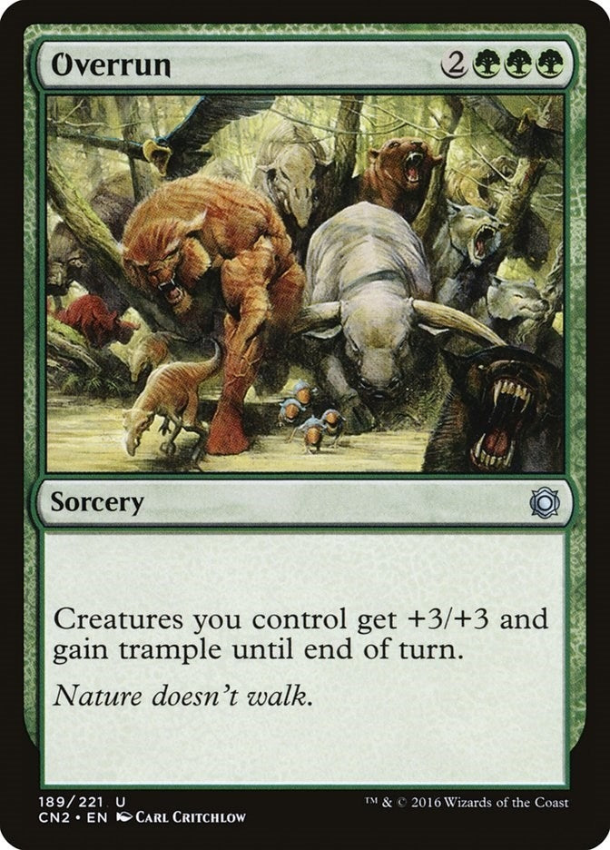 Image for Overrun (189) - Magic: The Gathering