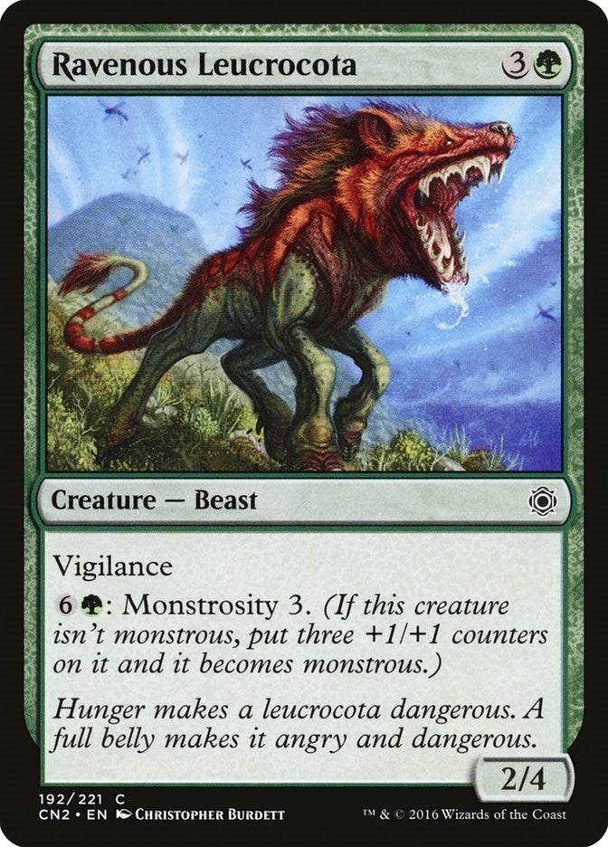 Image for Ravenous Leucrocota (192) - Magic: The Gathering