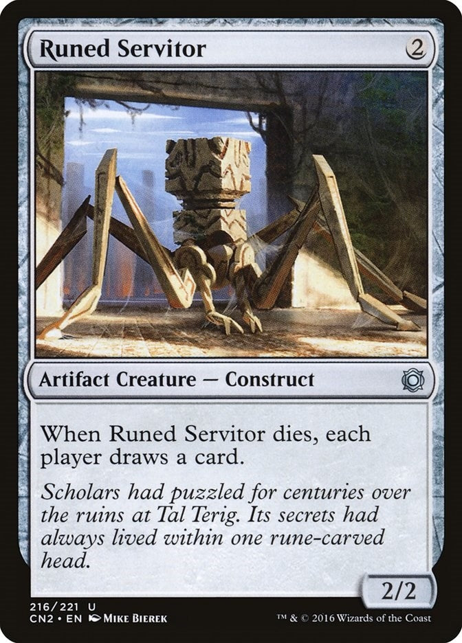 Image for Runed Servitor (216) - Magic: The Gathering