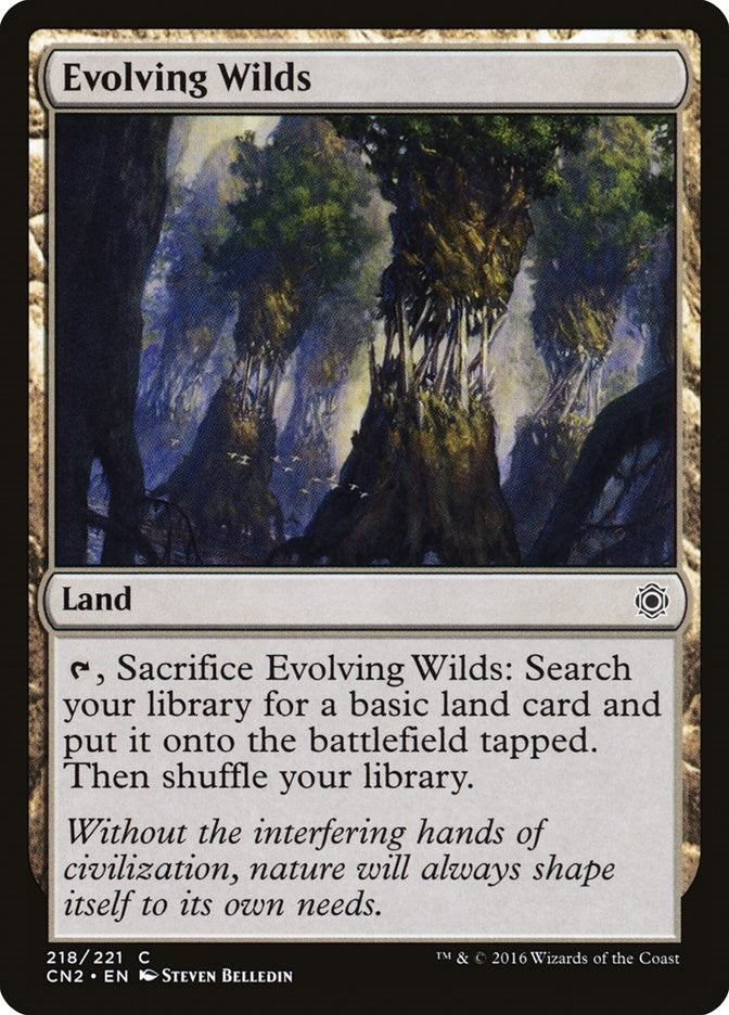 Image for Evolving Wilds (218) - Magic: The Gathering