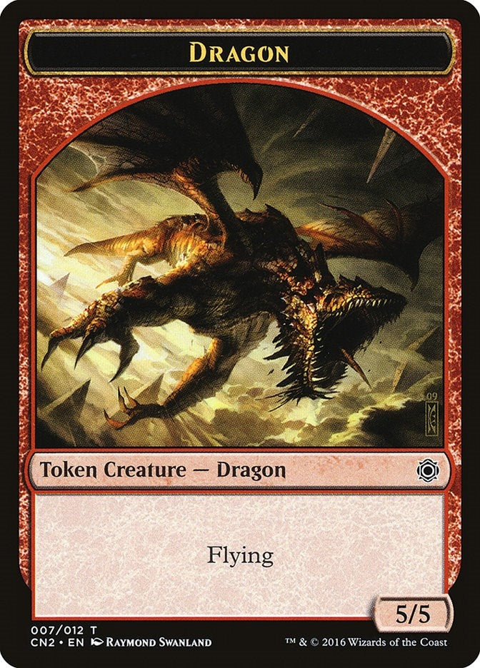 Image for Dragon Token (7) - Magic: The Gathering