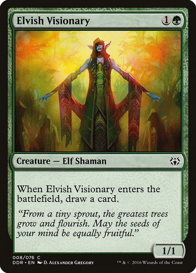 Image for Elvish Visionary (8) - Magic: The Gathering