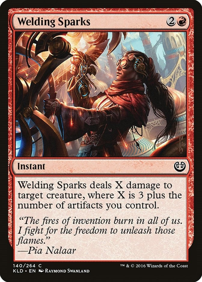 Image for Welding Sparks (140) (KLD) - Magic: The Gathering