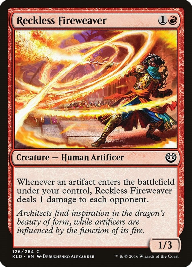 Image for Reckless Fireweaver (126) - Magic: The Gathering