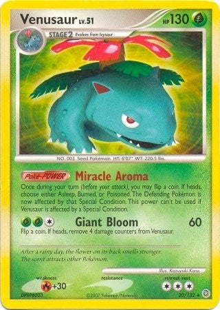 Image for Venusaur (Secret Wonders) (020/132) (PR) - Pokemon