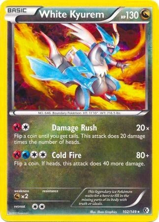 Image for White Kyurem - 102/149 (BW Boundaries Crossed) (102/149) (PR) - Pokemon
