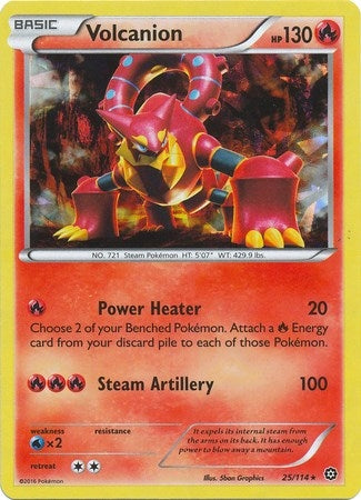 Image for Volcanion - 25/114 (Cracked Ice Holo) (025/114) (PR) - Pokemon