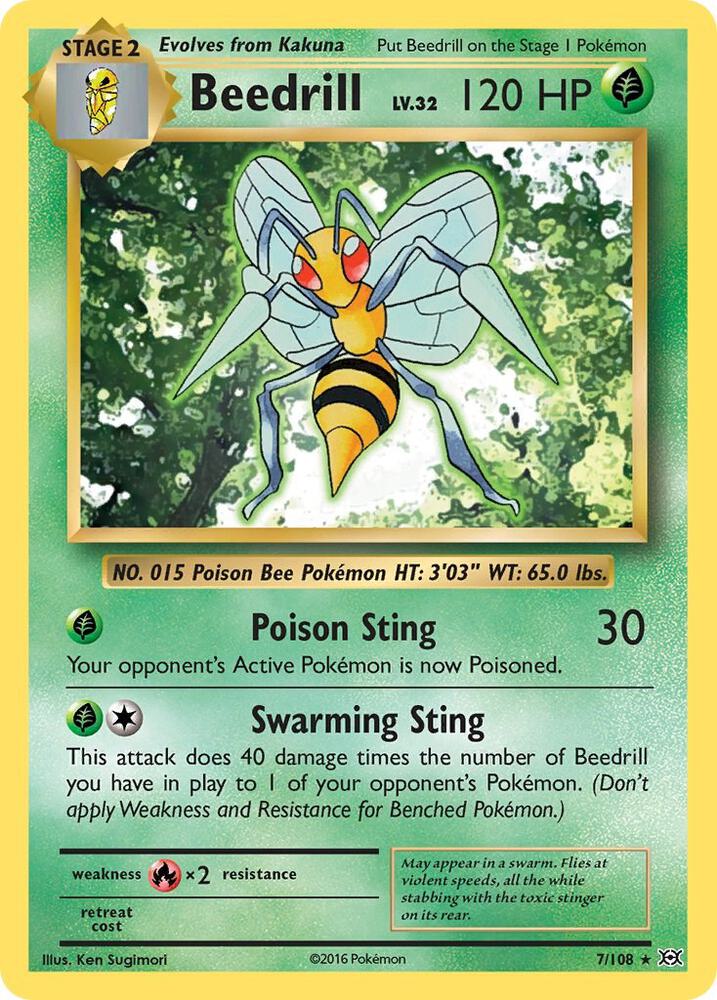 Image for Beedrill (7/108) (EVO) - Pokemon