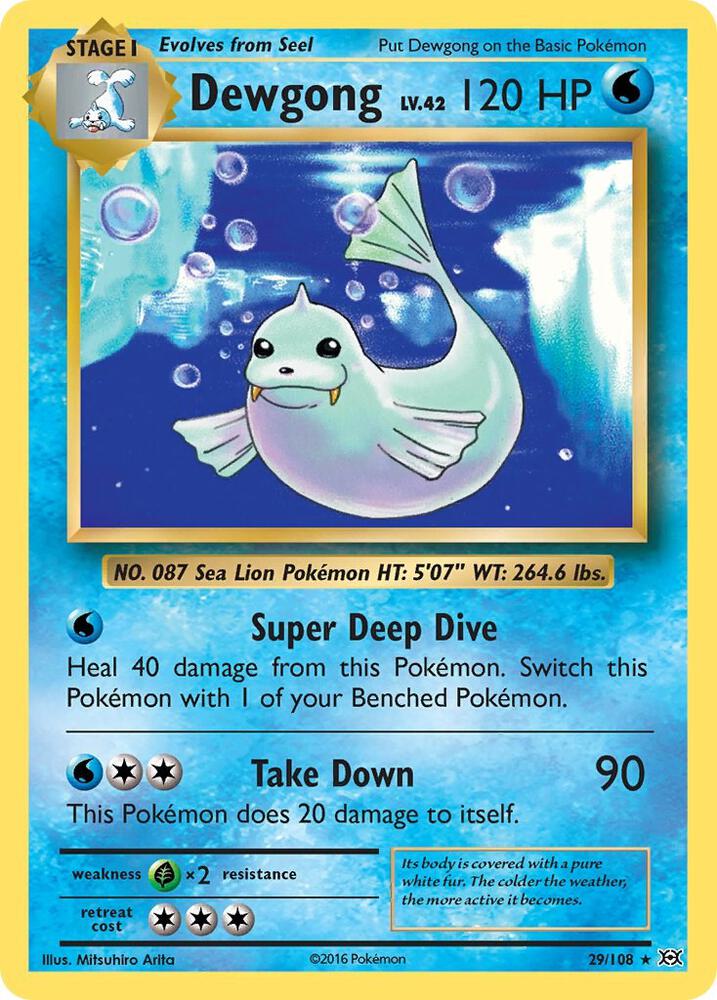Image for Dewgong (29/108) (EVO) - Pokemon