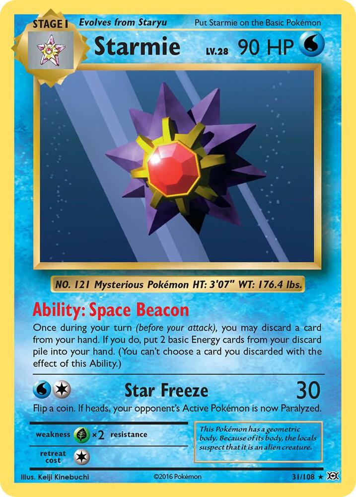 Image for Starmie (31/108) (EVO) - Pokemon