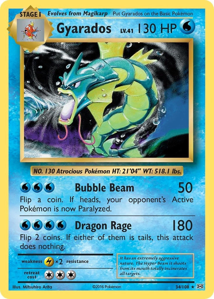 Image for Gyarados (34/108) (EVO) - Pokemon
