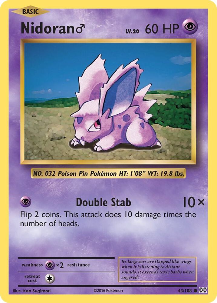 Nidoran M (43/108) (EVO)