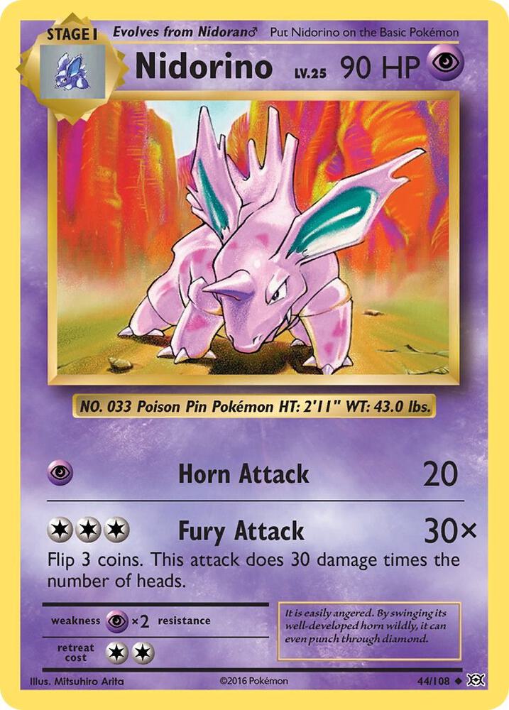 Image for Nidorino (44/108) (EVO) - Pokemon