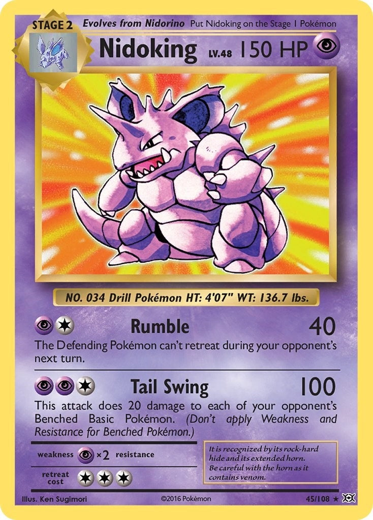 Image for Nidoking (45/108) (EVO) - Pokemon