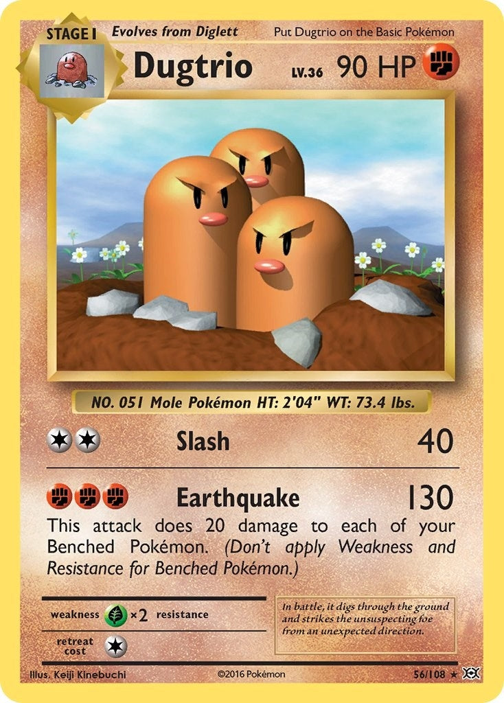 Image for Dugtrio (56/108) (EVO) - Pokemon