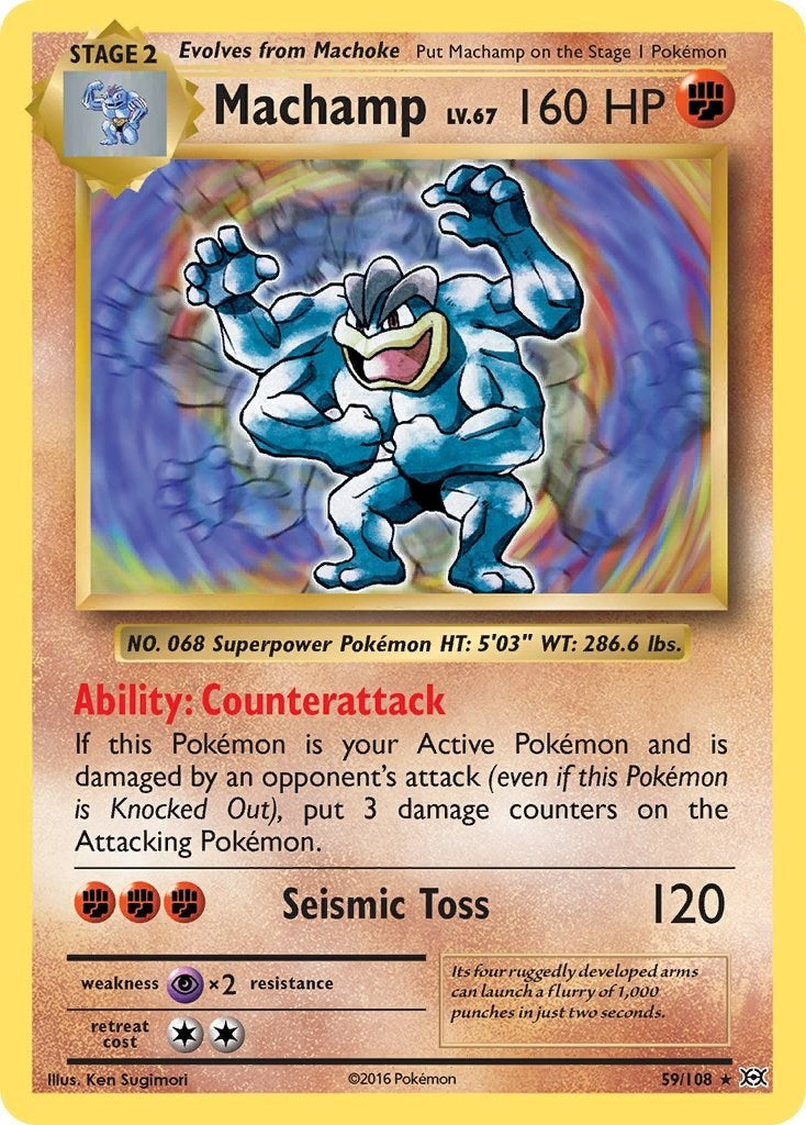 Image for Machamp (59/108) (EVO) - Pokemon