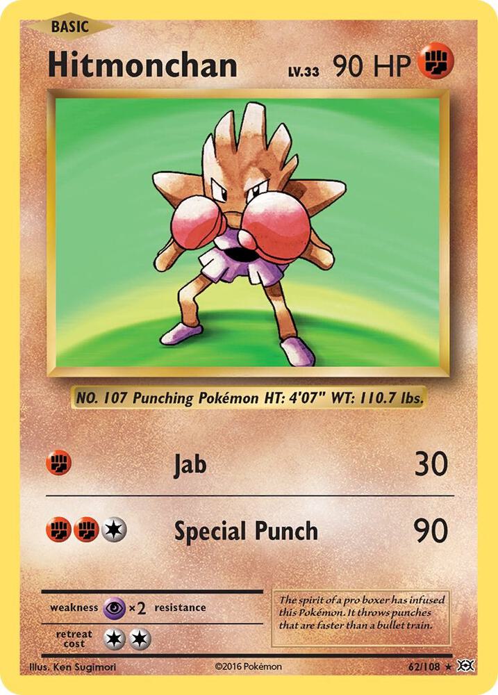 Image for Hitmonchan (62/108) (EVO) - Pokemon
