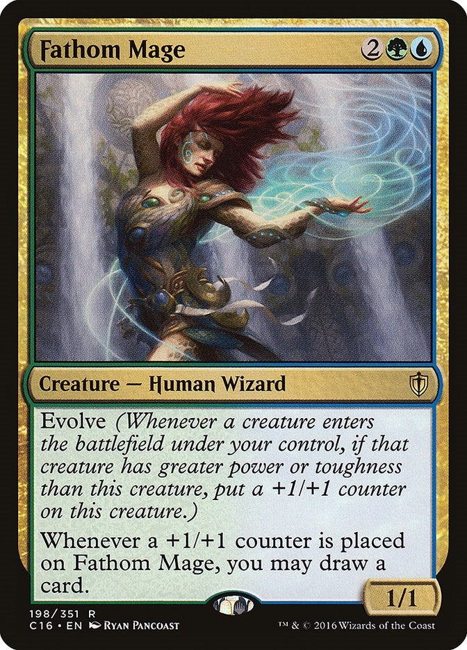 Image for Fathom Mage (198) (C16) - Magic: The Gathering