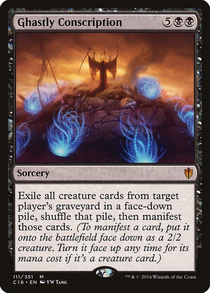 Image for Ghastly Conscription (111) (C16) - Magic: The Gathering