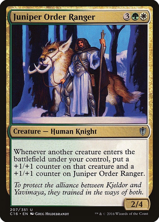 Image for Juniper Order Ranger (207) (C16) - Magic: The Gathering