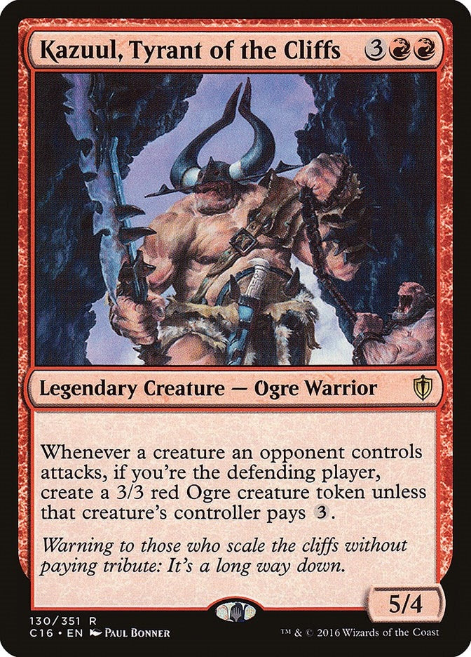 Image for Kazuul, Tyrant of the Cliffs (130) (C16) - Magic: The Gathering