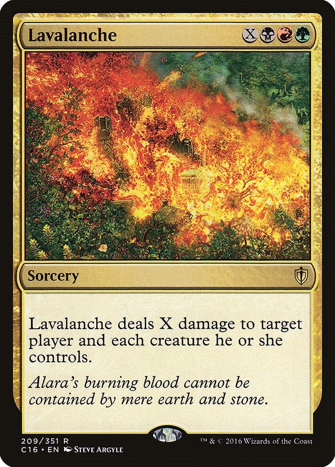 Image for Lavalanche (209) (C16) - Magic: The Gathering