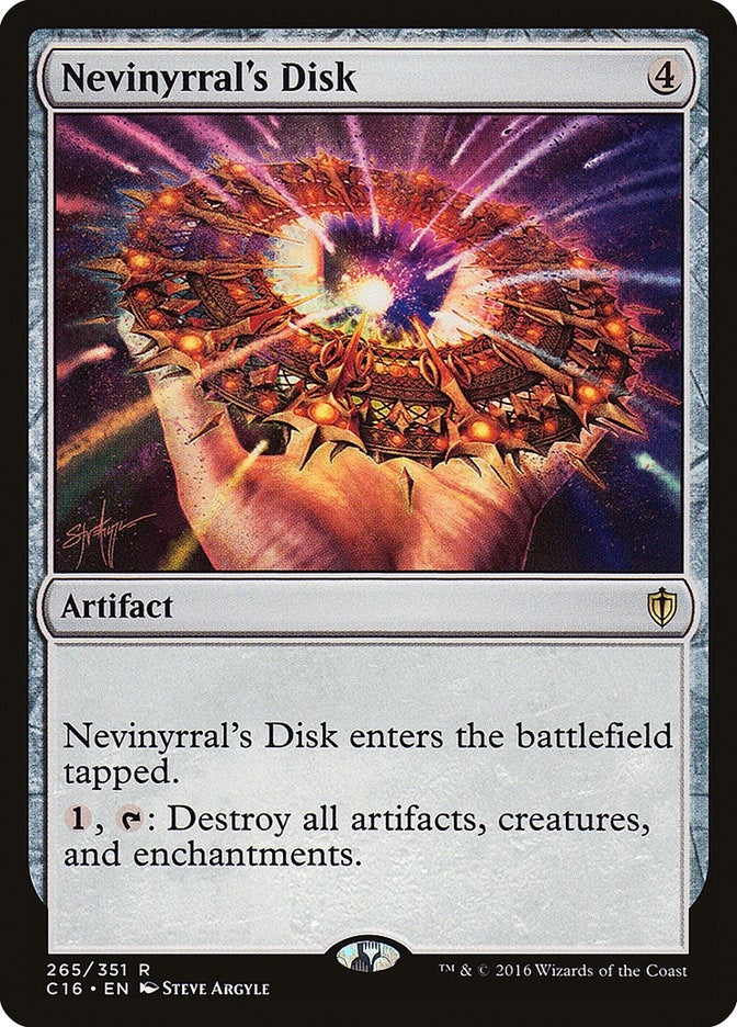 Image for Nevinyrral's Disk (265) (C16) - Magic: The Gathering