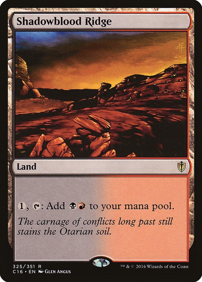 Image for Shadowblood Ridge (325) (C16) - Magic: The Gathering