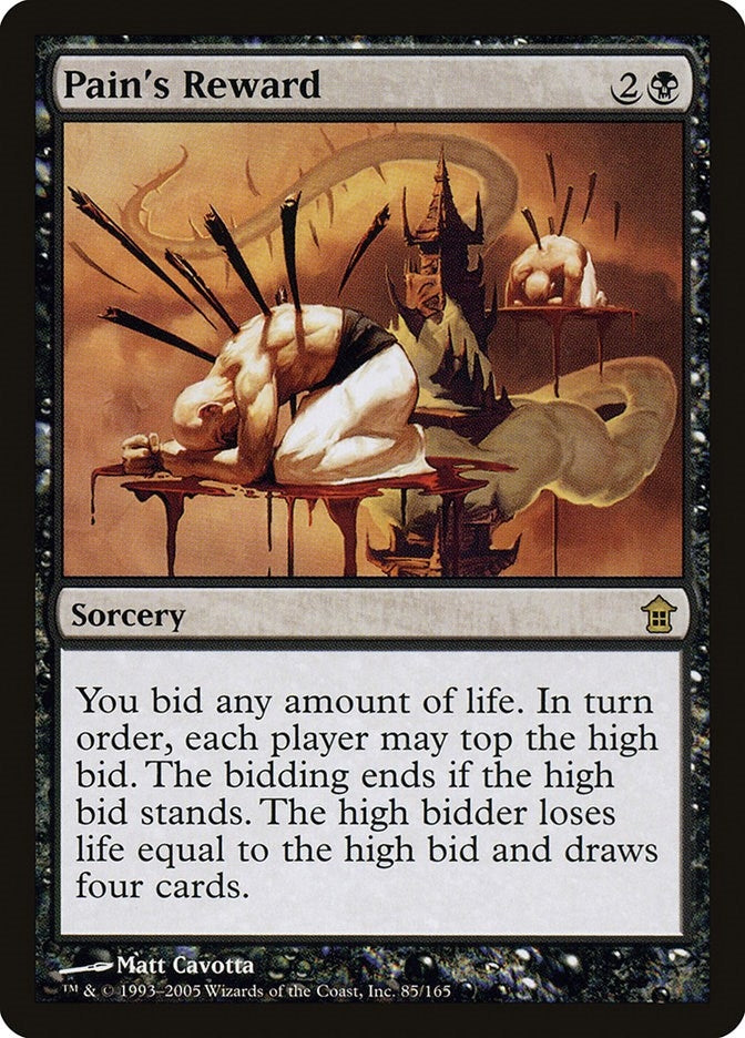 Image for Pain's Reward (85) - Magic: The Gathering
