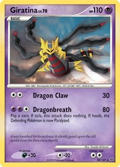 Image for Giratina Lv. 70 - 28/127 (DPPt Platinum) (028/127) (PR) - Pokemon