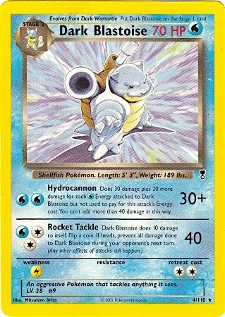 Image for Dark Blastoise - 4/110 (WotC Legendary Collection) (004/110) (PR) - Pokemon