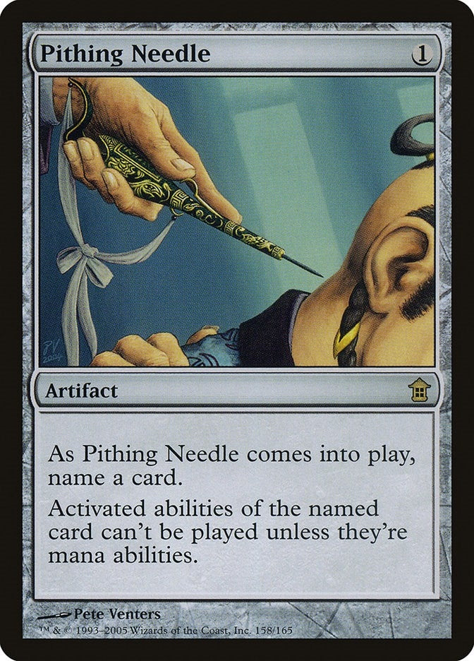 Image for Pithing Needle (158) - Magic: The Gathering