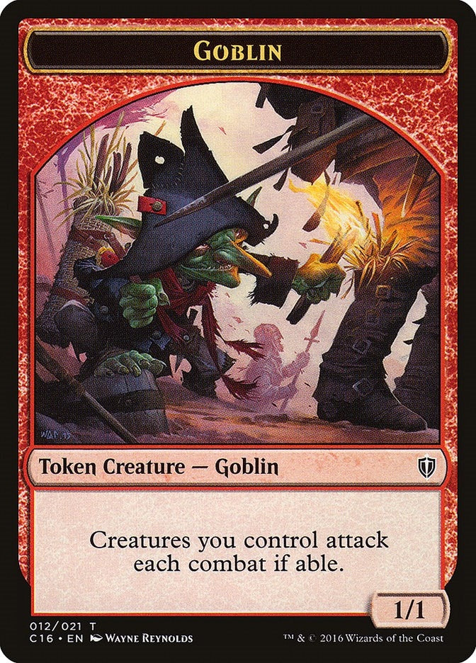 Image for Goblin // Zombie Double-Sided Token (12 // 11) - Magic: The Gathering