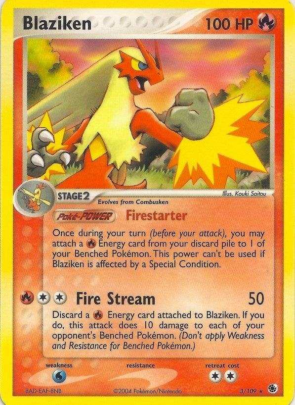 Image for Blaziken (3) (BST) - Pokemon