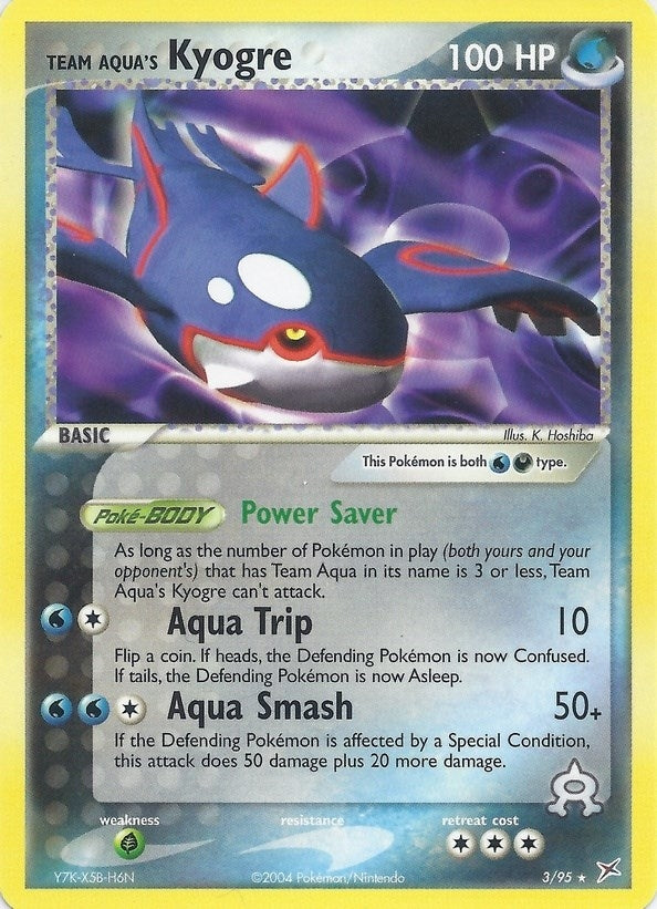 Image for Team Aqua's Kyogre - 3/95 (EX Team Magma vs Team Aqua) (003/095) (PR) - Pokemon