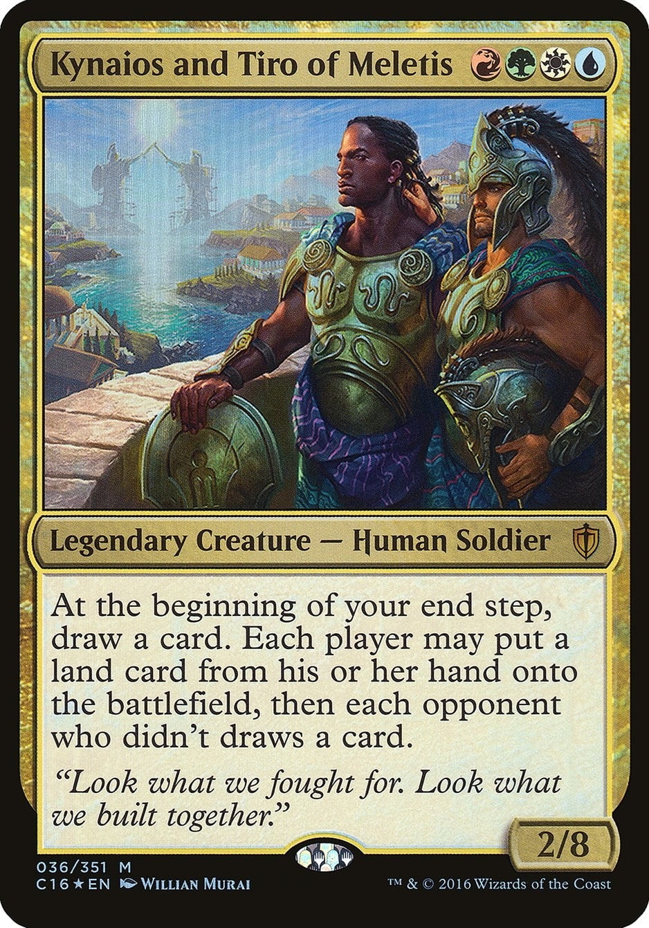 Image for Kynaios and Tiro of Meletis (Commander 2016) (36) (OVER) - Magic: The Gathering