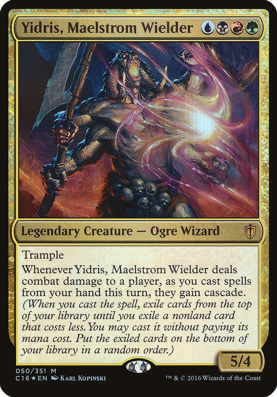 Image for Yidris, Maelstrom Wielder (Commander 2016) (50) - Magic: The Gathering