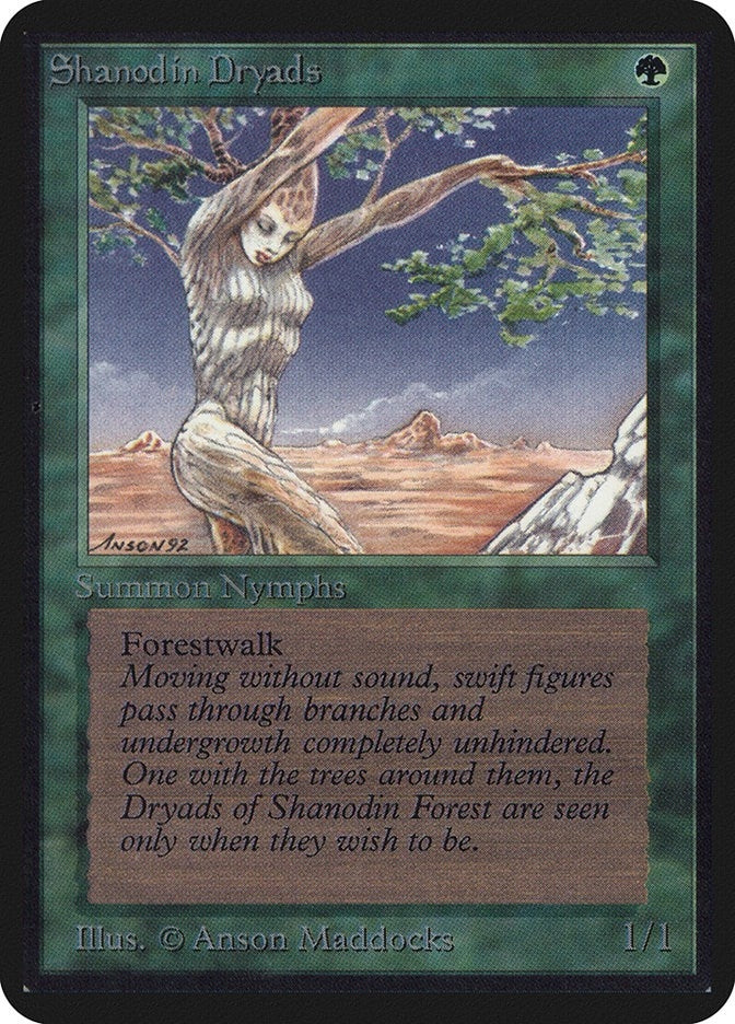 Image for Shanodin Dryads - Magic: The Gathering