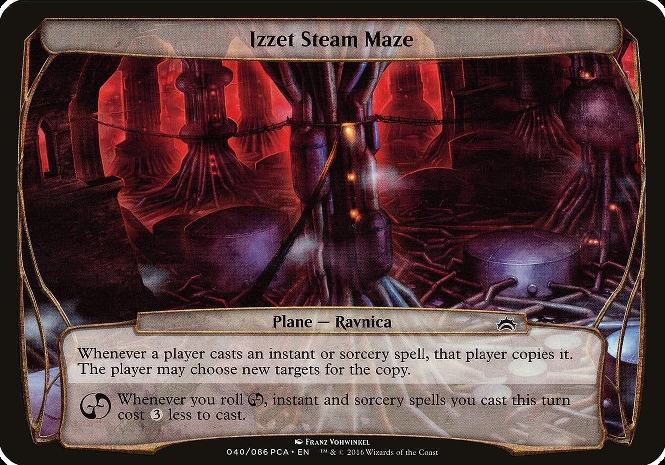 Image for Izzet Steam Maze (Planechase Anthology) - Magic: The Gathering