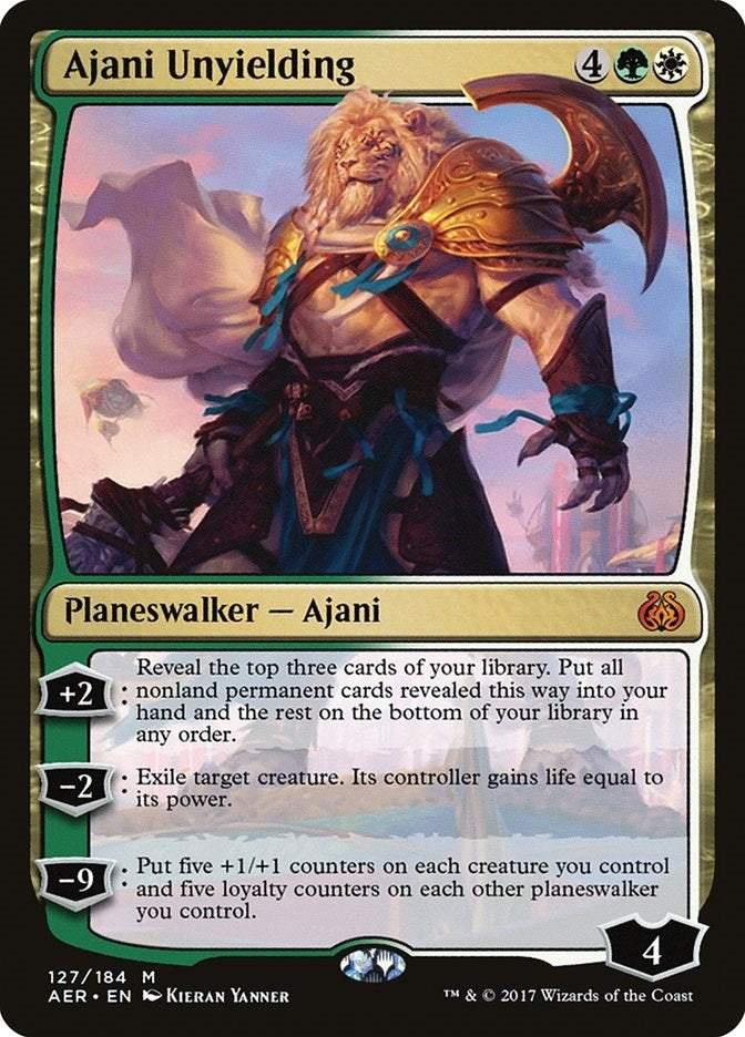 Image for Ajani Unyielding (127) (AER) - Magic: The Gathering