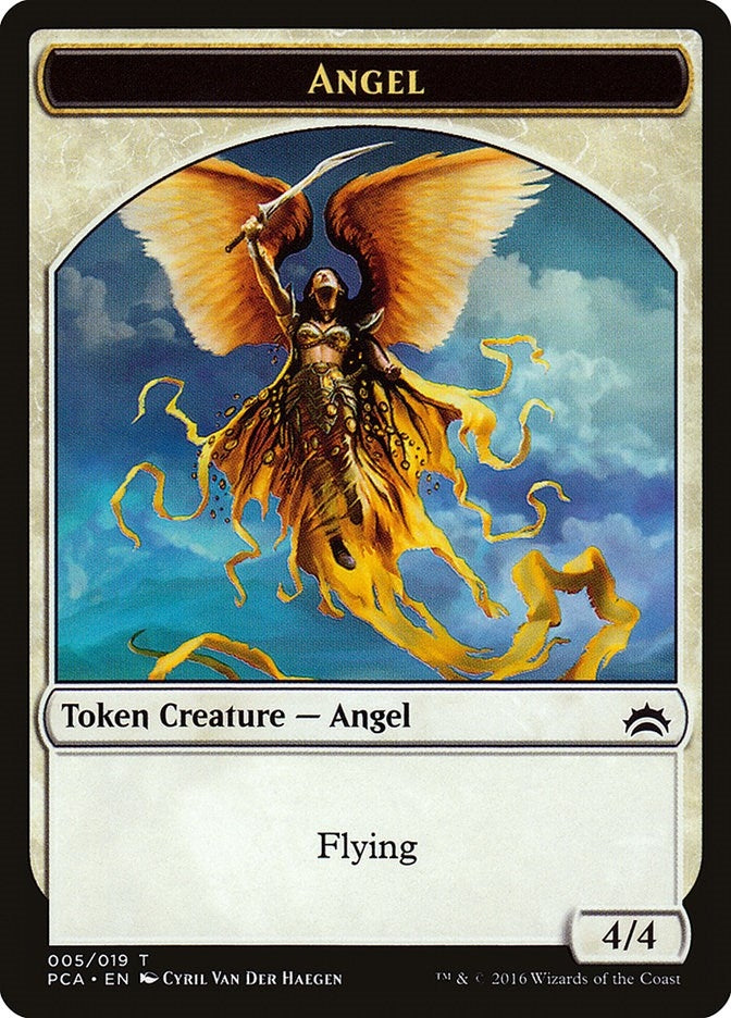 Image for Angel // Saproling Double-Sided Token (5 // 19) (PCA) - Magic: The Gathering