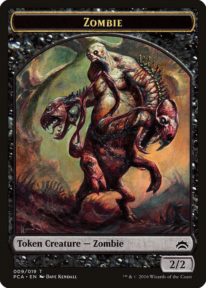 Image for Zombie // Hellion Double-Sided Token (9 // 12) (PCA) - Magic: The Gathering