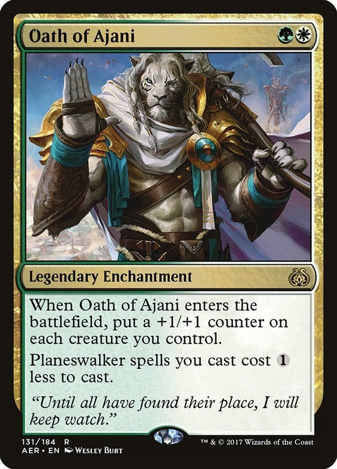 Image for Oath of Ajani (131) - Magic: The Gathering