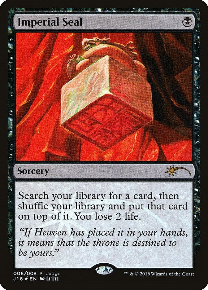 Image for Imperial Seal (6) (JDG) - Magic: The Gathering